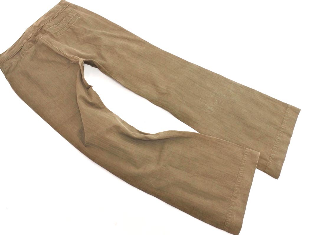 DKNY ダナキャランニューヨーク フレア デニムパンツ size27/カーキ ■■ ☆ fed0 レディース