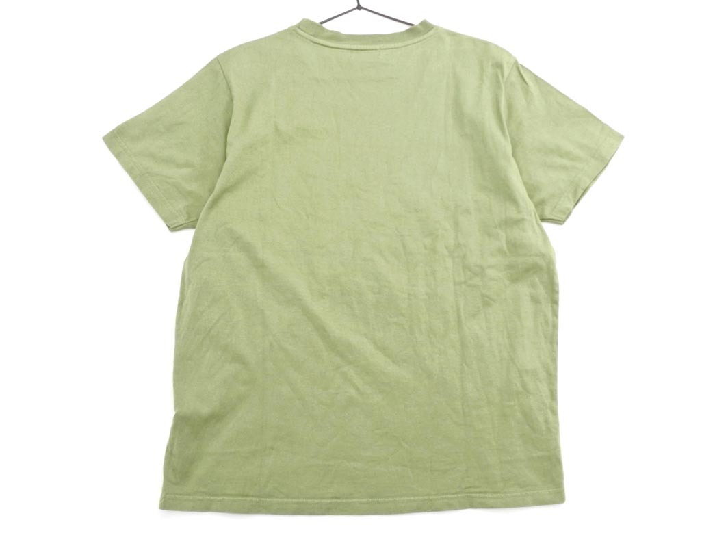 FILA フィラ プリント Tシャツ sizeL/緑 ■◆ ☆ fed0 メンズ
