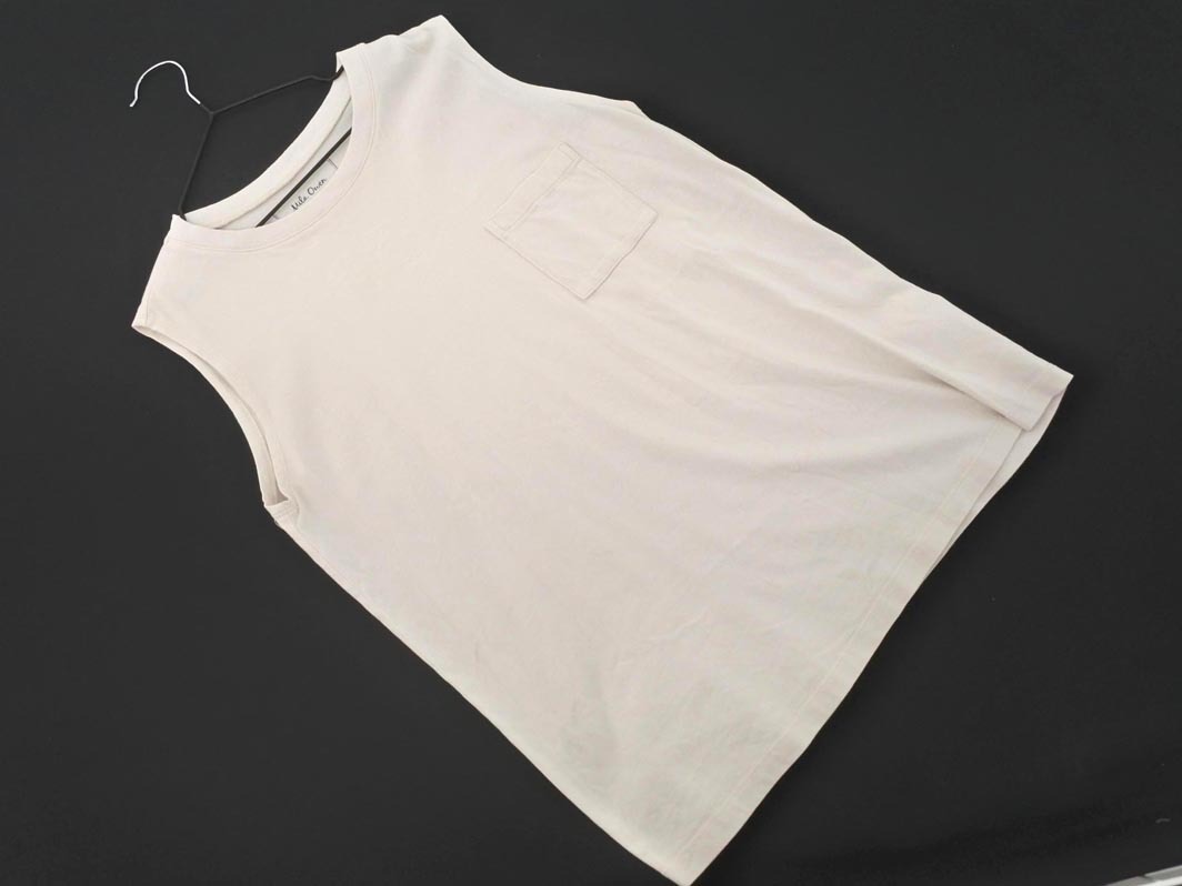 ネコポスOK Mila Owen ミラオーウェン ノースリーブ カットソー size0/オフホワイト ■◆ ☆ fec9 レディース