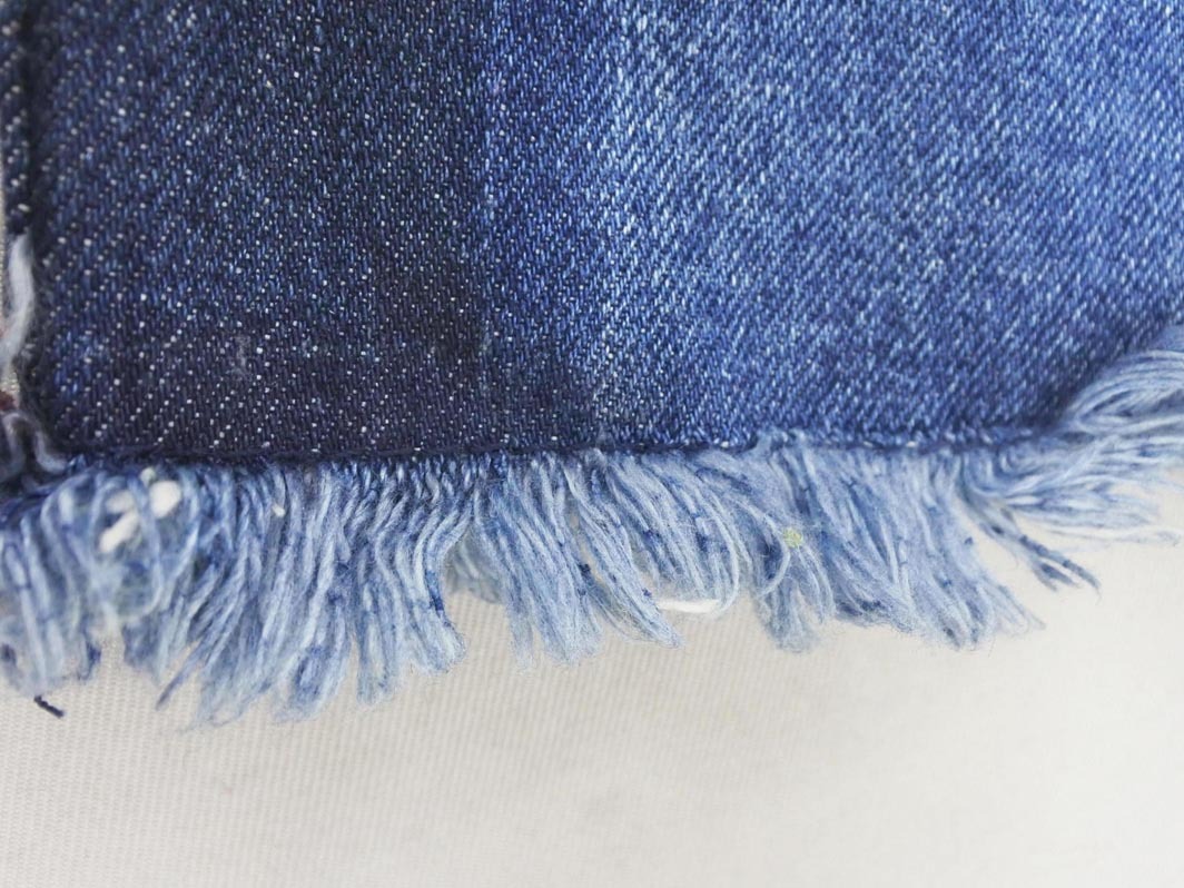 INGNI イング カットオフ ワイド デニムパンツ sizeM/紺 ■■ ☆ fed0 レディース