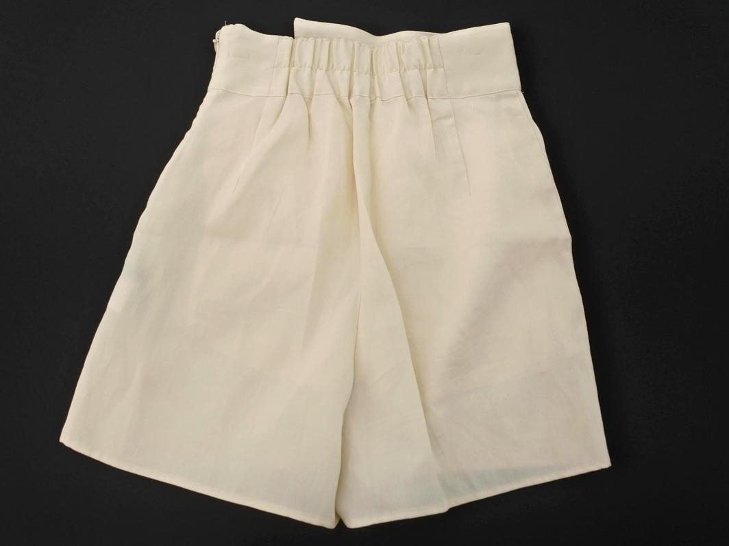 Heather ヘザー ペチパンツ 付 ショート パンツ sizeM/オフホワイト ■◆ ☆ fed0 レディース_画像4