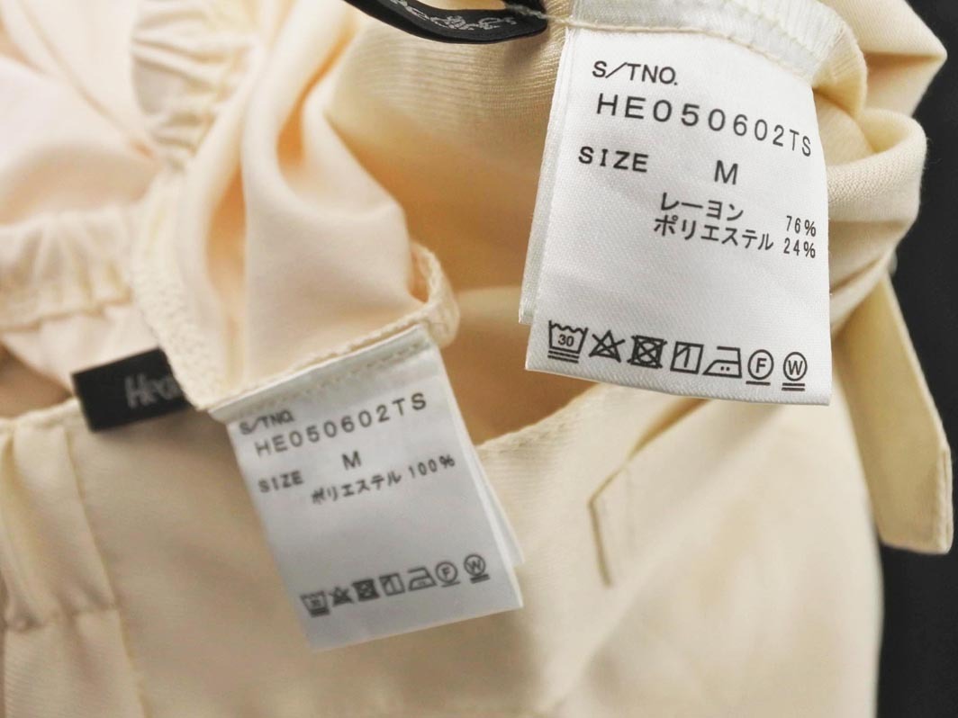 Heather ヘザー ペチパンツ 付 ショート パンツ sizeM/オフホワイト ■◆ ☆ fed0 レディース_画像6