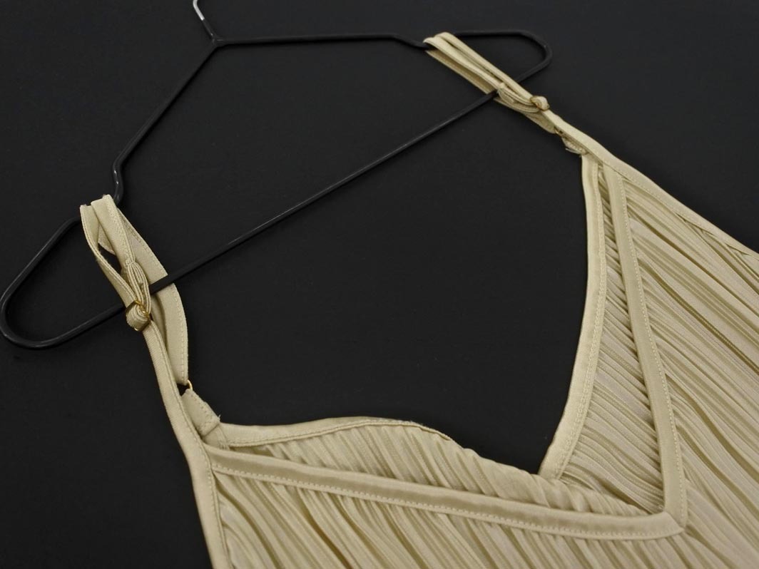 earth music&ecology アースミュージック＆エコロジー キャミソール ワンピース sizeF/ライトベージュ ■◆ ☆ fec9 レディース_画像2