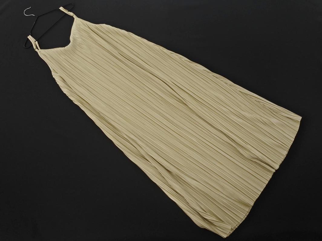 earth music&ecology アースミュージック＆エコロジー キャミソール ワンピース sizeF/ライトベージュ ■◆ ☆ fec9 レディース_画像4