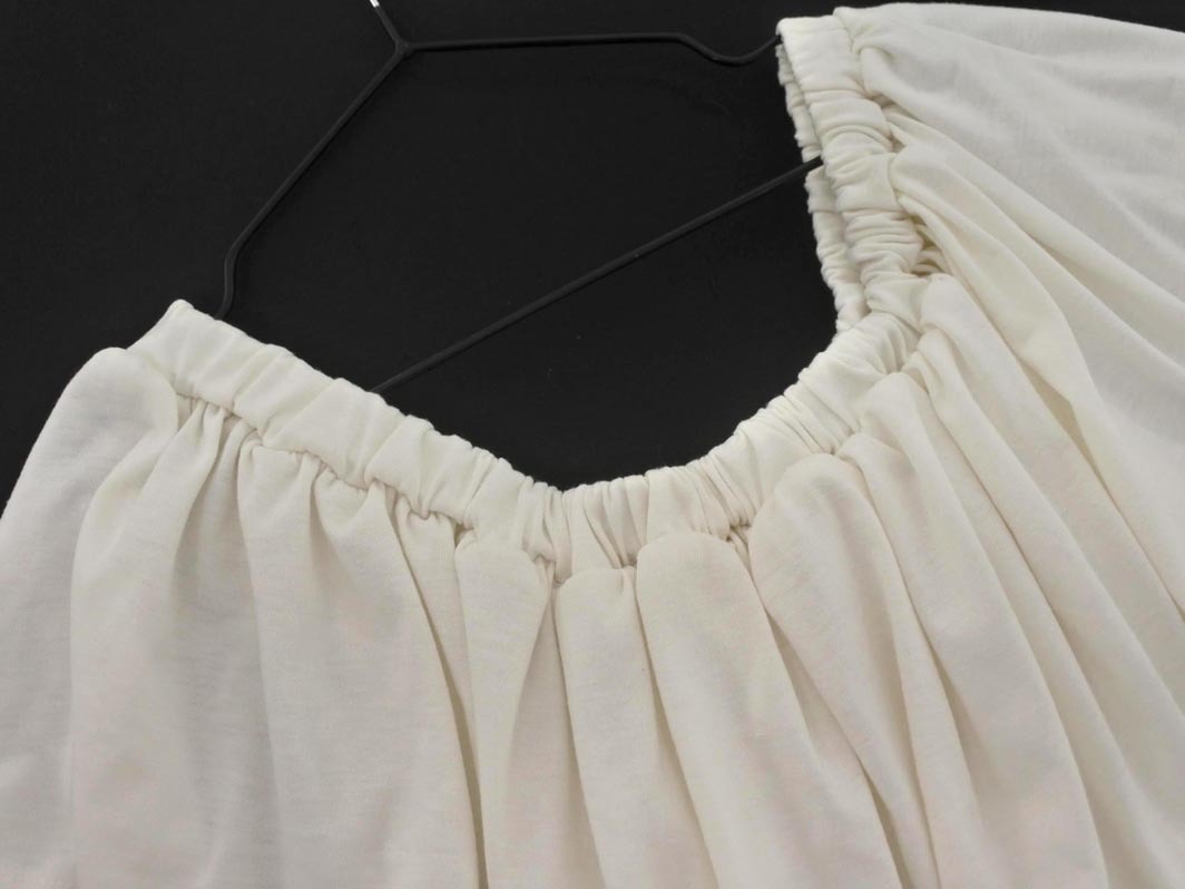 one way ワンウェイ オフショルダー カットソー sizeM/白 ■◆ ☆ fec9 レディース