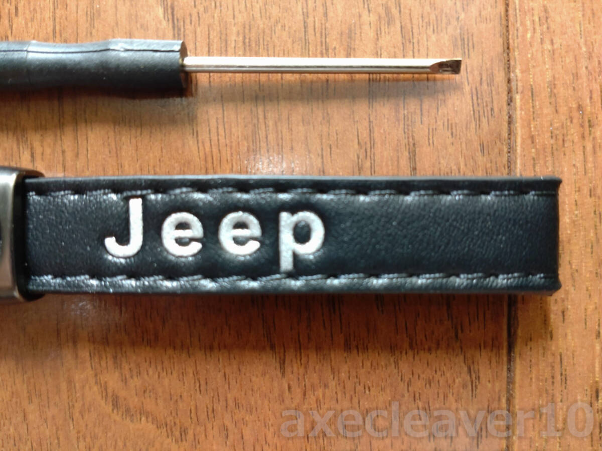 Jeep レザー キーホルダー