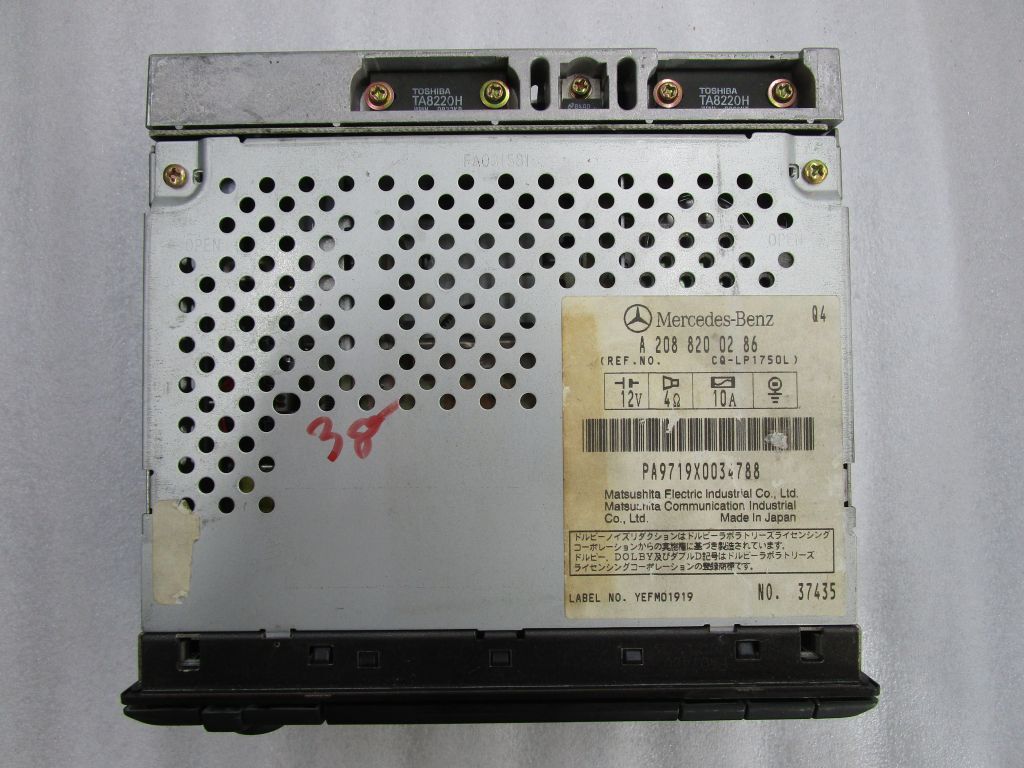 メルセデスベンツ CASSETTE CAR RECEIVER カセット A2088200286 Mercedes-Benz