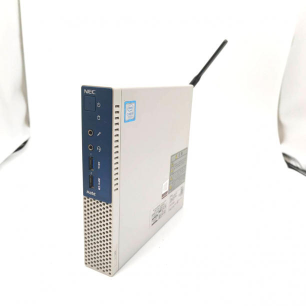 アンテナ付き Wi-Fi（ワイファイ）接続OK NEC 小型デスクトップPC MKM27 MC-1 Core i5-7500T windows11 pro 16GB SSD256GB オフィス (B835