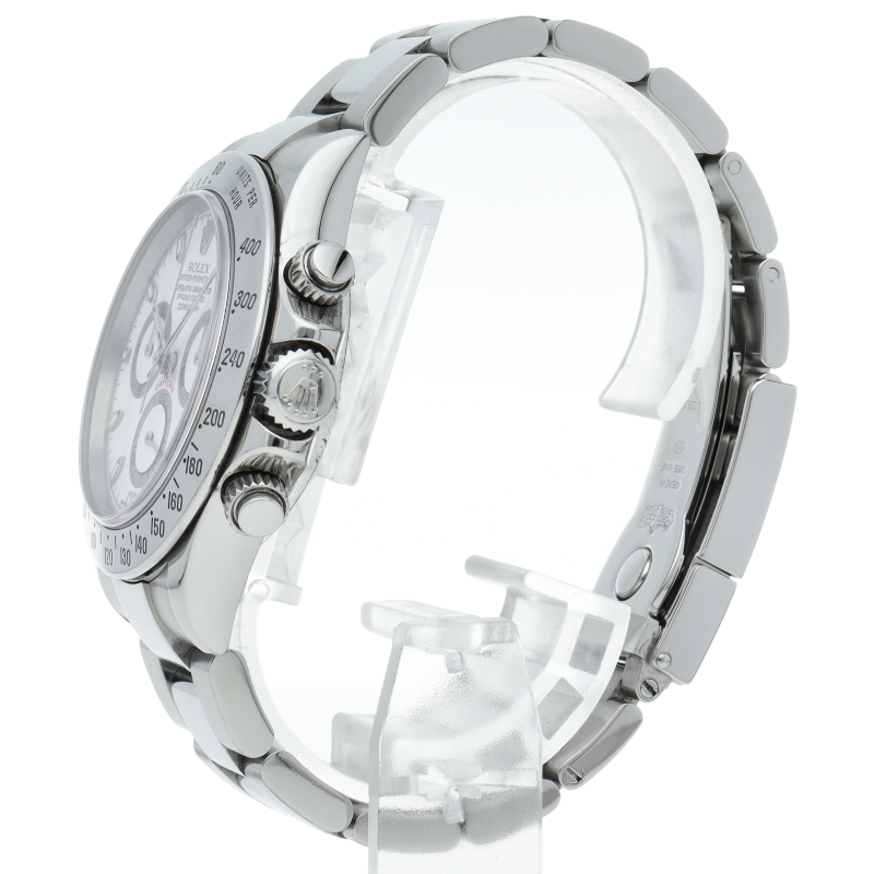  Rolex Cosmo graph Daytona часы 116520(F) коробка письменная гарантия SS мужской часы белый с отделкой 2004 год прекрасный 