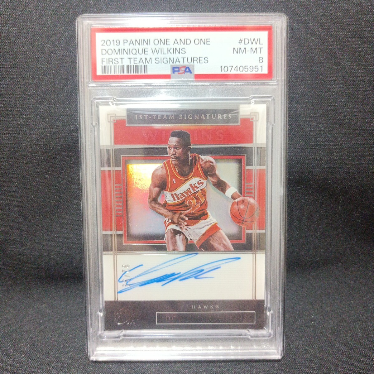 PANINI 2019-20 ONE AND ONE BASKETBALL PSA 8 /99 DOMINIQUE