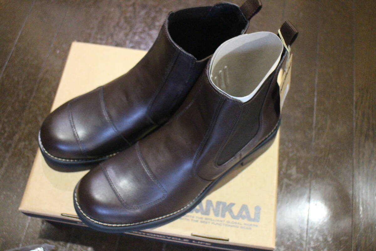 NANKAI 南海部品　ライディングシューズ　ライディングブーツ 新品　HTB40　ブラウン　27㎝　人工表皮/牛革制　