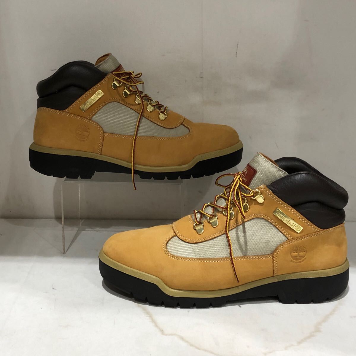 ts20250524【Timberland】ティンバーランド FIELD BOOT F&L WP フィールドブーツ ファブリック＆レザー ウォータープルーフ 28.5cm A18RI