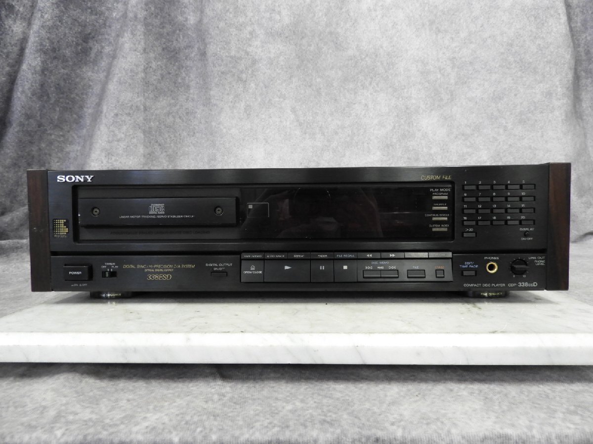 【J】SONY CDP-338ESD CDプレーヤー ソニー 3012359