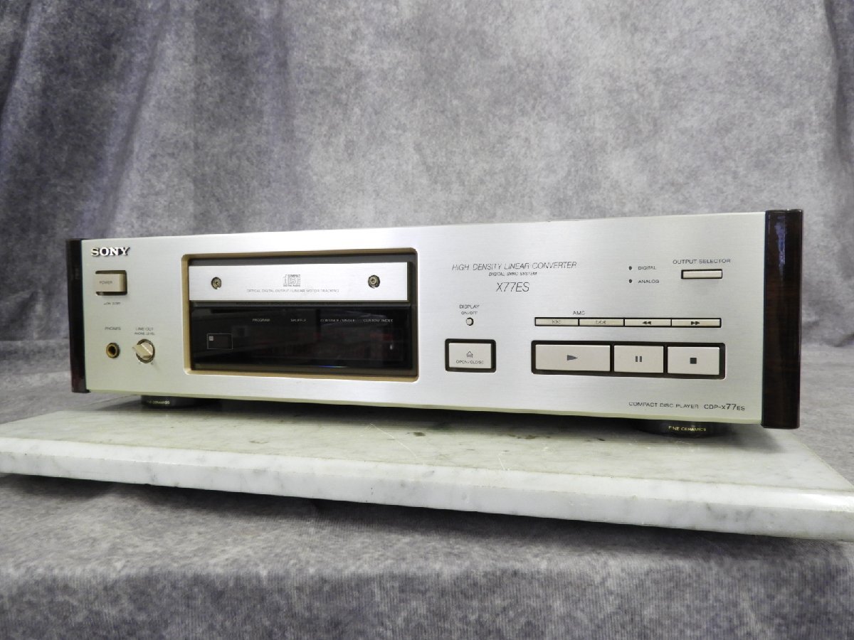 【D】SONY CDP-X77ES CDプレーヤー ソニー 3012336