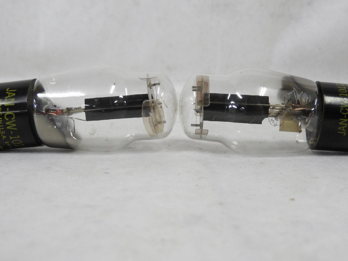 【G】Western Electric JAN-CW-101D 真空管2本 ウェスタンエレクトリック 3012799