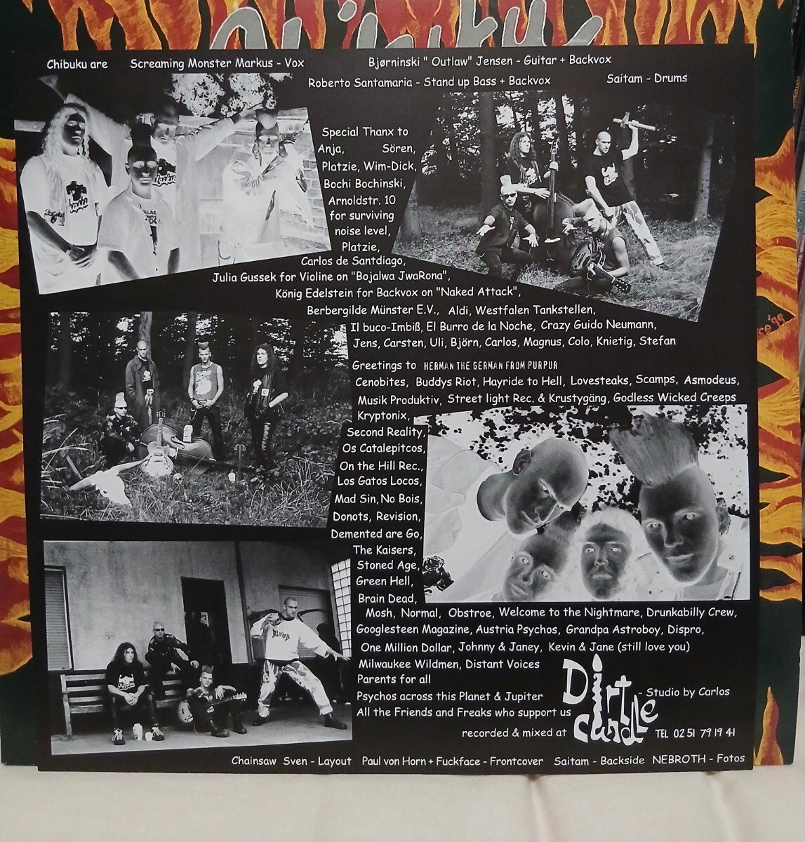 CHIBUKU / TIME OF THE DEVIL '99 Germany オリジナル ドイツ・サイコビリー_画像4