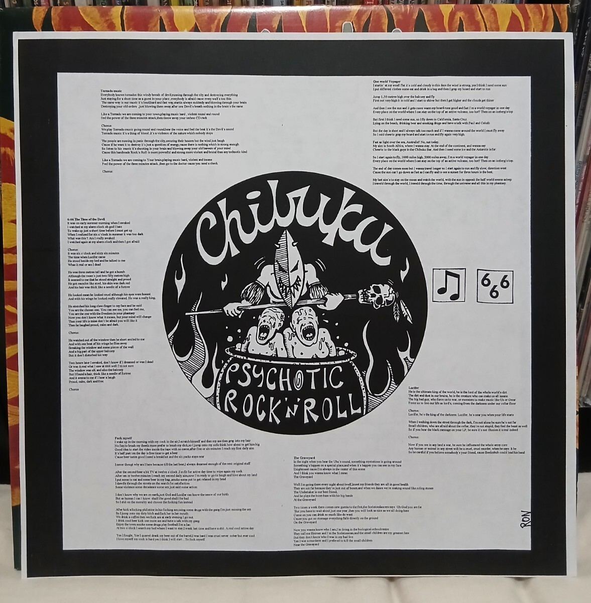 CHIBUKU / TIME OF THE DEVIL '99 Germany オリジナル ドイツ・サイコビリー_画像6