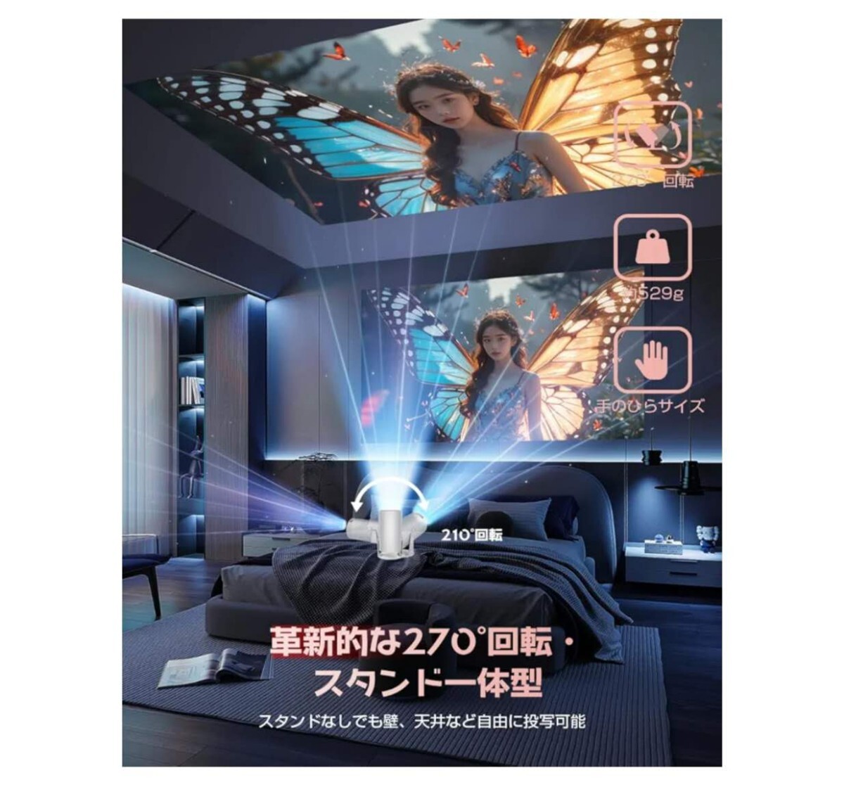2025年最新Android TV 13.0搭載 20000LM 270°回転 Amazon.co.jp: 【2025年4月新機種・最新Android TV 13.0搭載