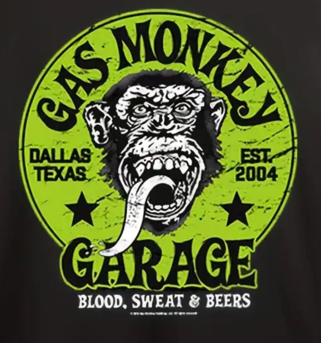  новый товар газ Monkey гараж футболка XL GasMonkey garage черный футболка короткий рукав American Casual чёрный × зеленый короткий рукав принт футболка 