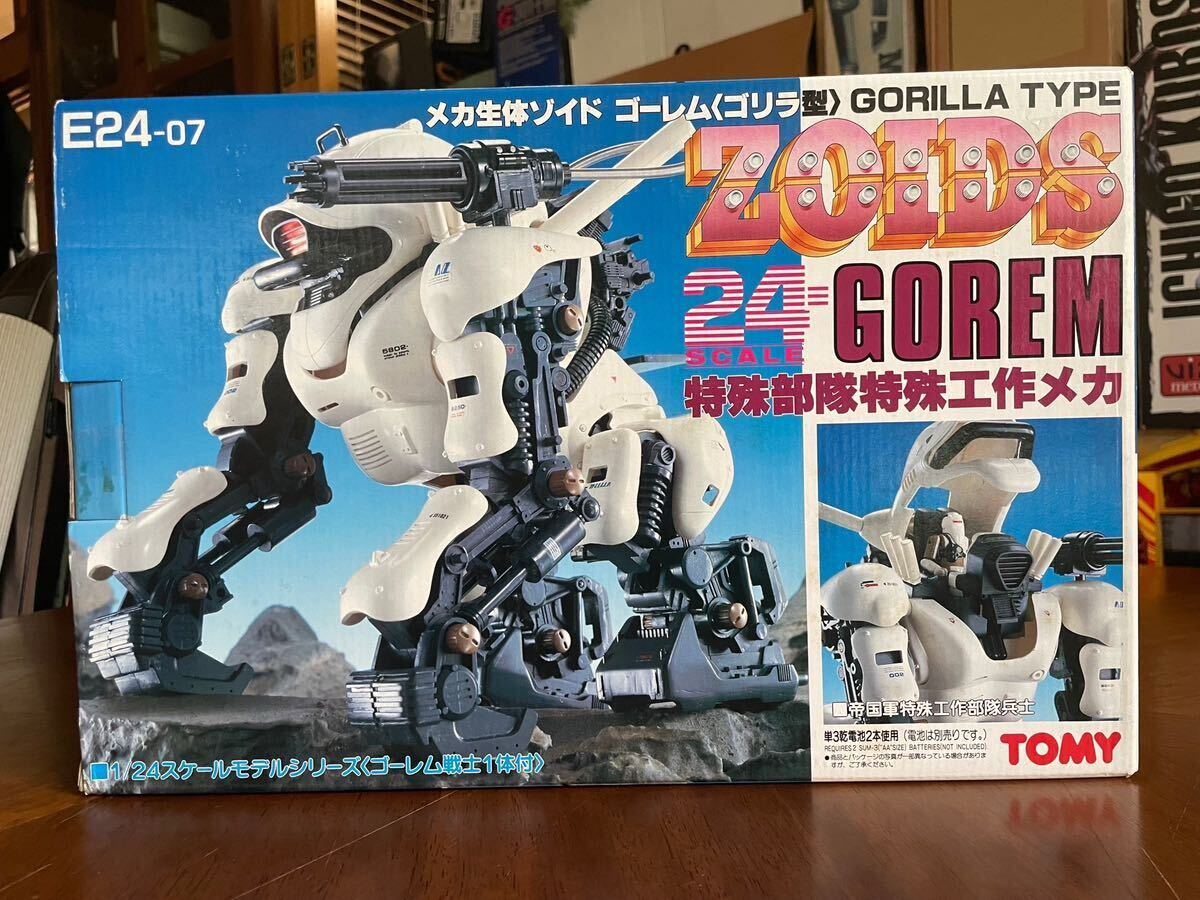  старый Zoids механизм организм Zoids go- Lem Gorilla type TOMY 1/24go- Lem воитель 1 body имеется ZOIDS Showa Retro пластиковая модель 