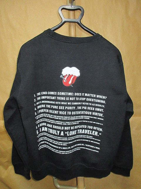  Number Nine NUMBER (N)INE. внизу период оригинал low кольцо Stone z[ тренировочный футболка чёрный 3