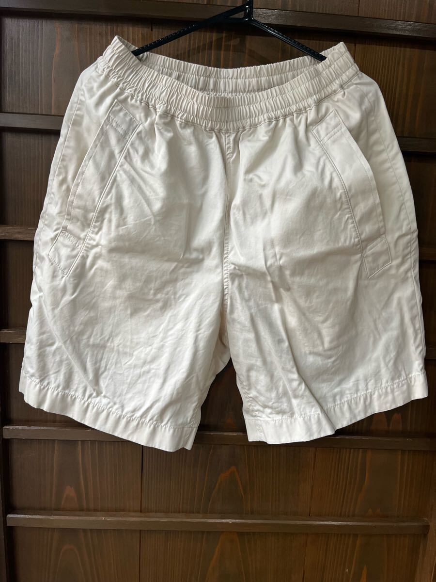 UNIQLOユニクロ ショートパンツ　白 ショーツ ワイド ハーフパンツ Sサイズ ホワイト