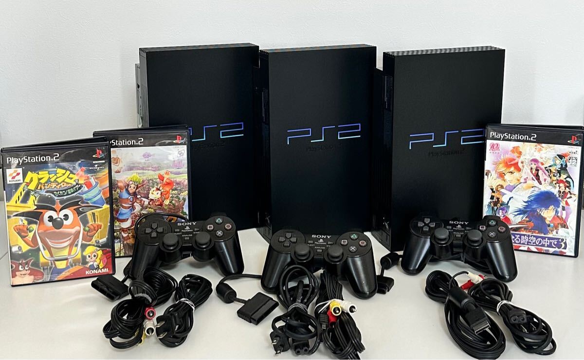 9) ☆動作確認済み PlayStation2 SCPH-30000 + 15000 + 10000