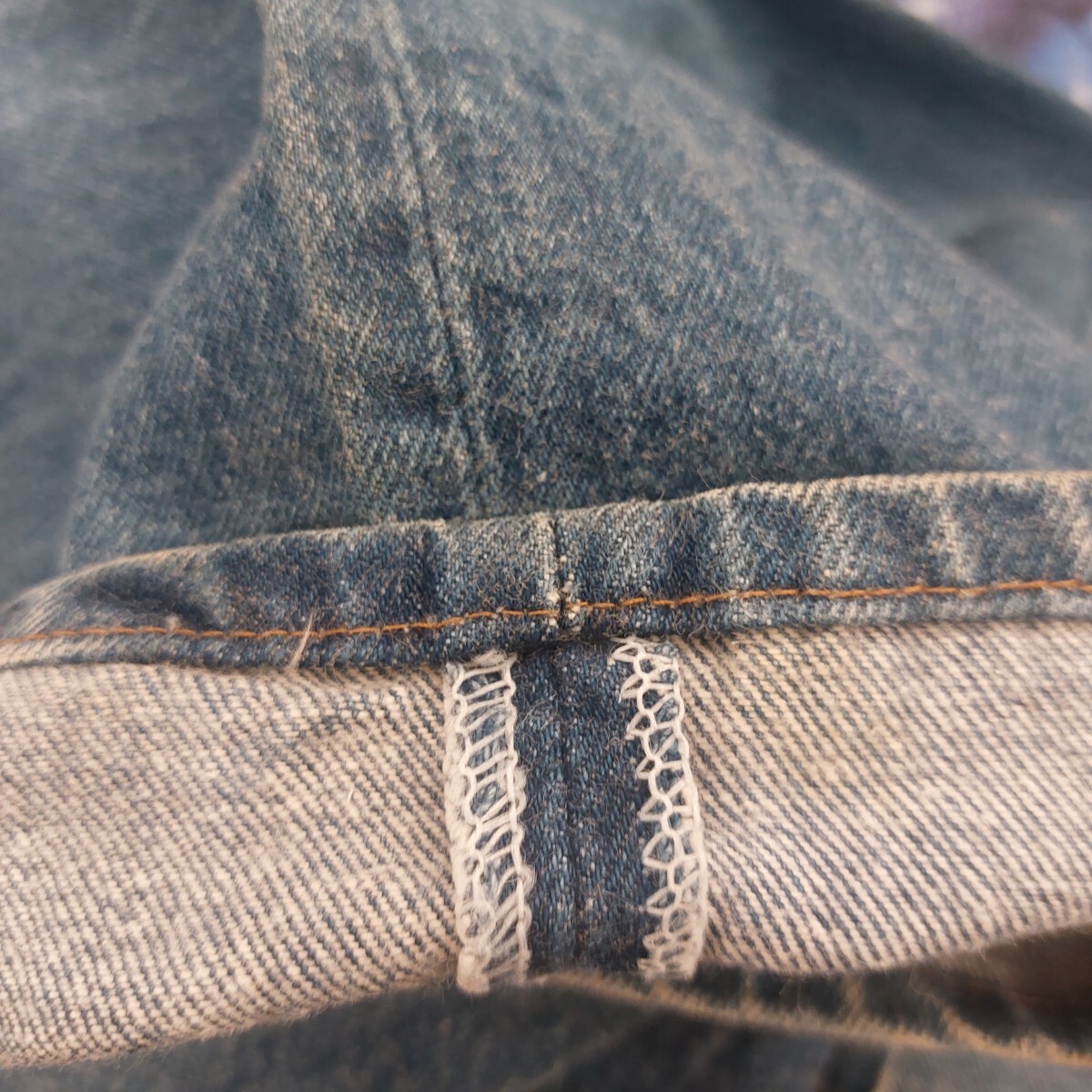 USA古着 80s 86年 USA製 Levis 501 デニムパンツ W33 濃紺 オールド リーバイス ヴィンテージ 脇割り ハチマル ケアタグ07E1601_画像10