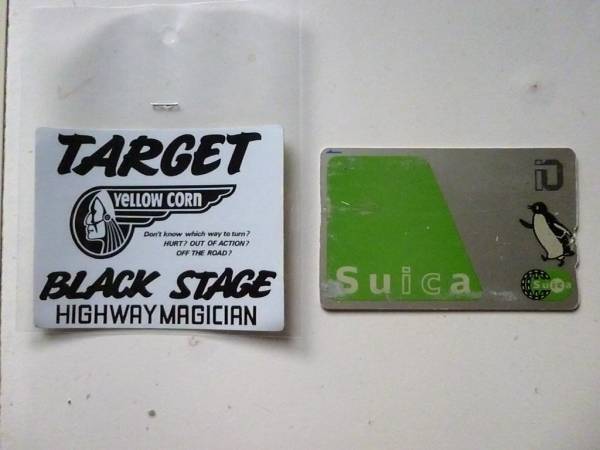 在庫品限定半額セール YELLOWCORN イエローコーン Targetホワイト オリジナルステッカー 2枚セット \500即決 → \250即決