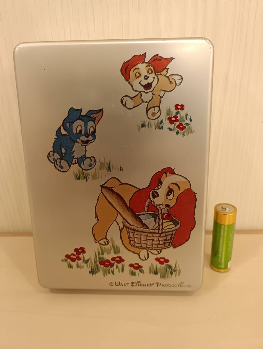 【貴重?昭和アンティーク】ディズニー わんわん物語(yǔ) アルミのお弁當(dāng)箱 テイネン F4H テイネン工業(yè)株式會(huì)社