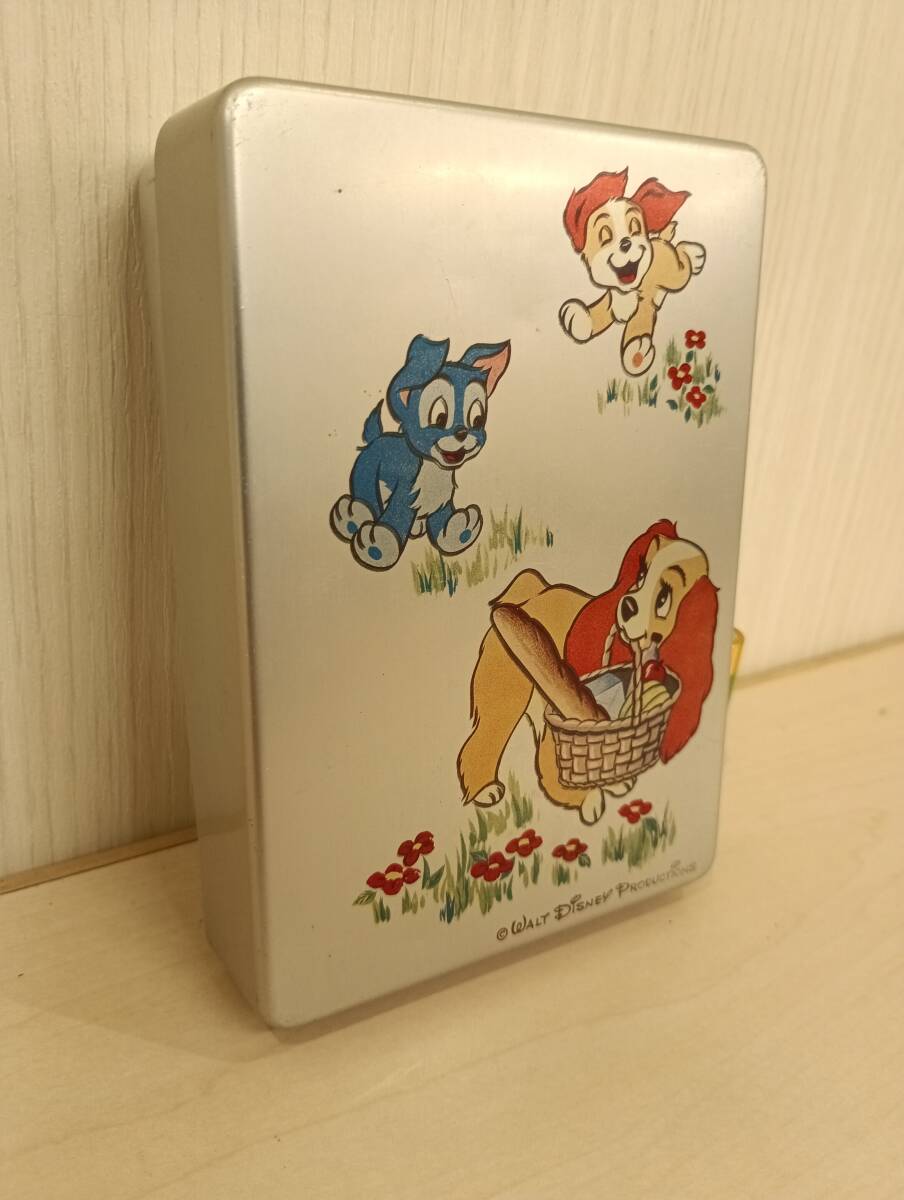 【貴重?昭和アンティーク】ディズニー わんわん物語(yǔ) アルミのお弁當(dāng)箱 テイネン F4H テイネン工業(yè)株式會(huì)社