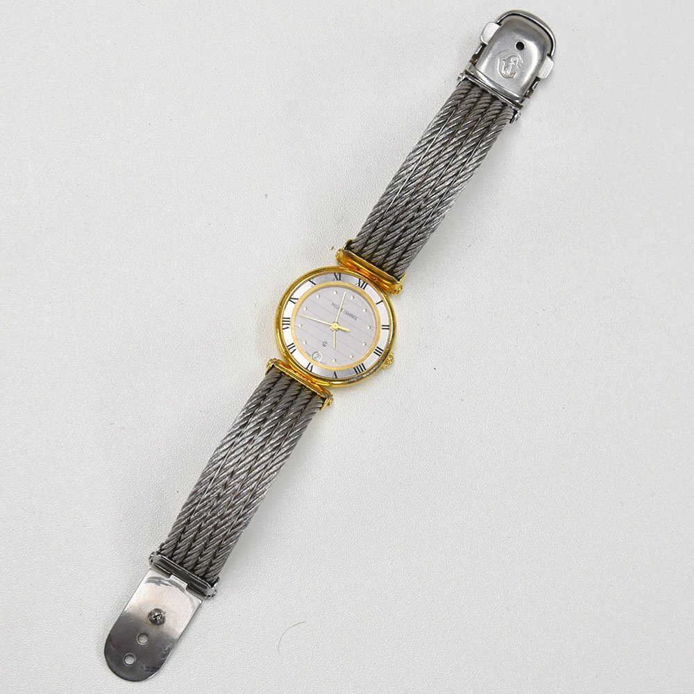 1円 可動品 腕時計 フィリップ?シャリオール PHILIPPE CHARRIOL クォーツ レディース 同梱不可