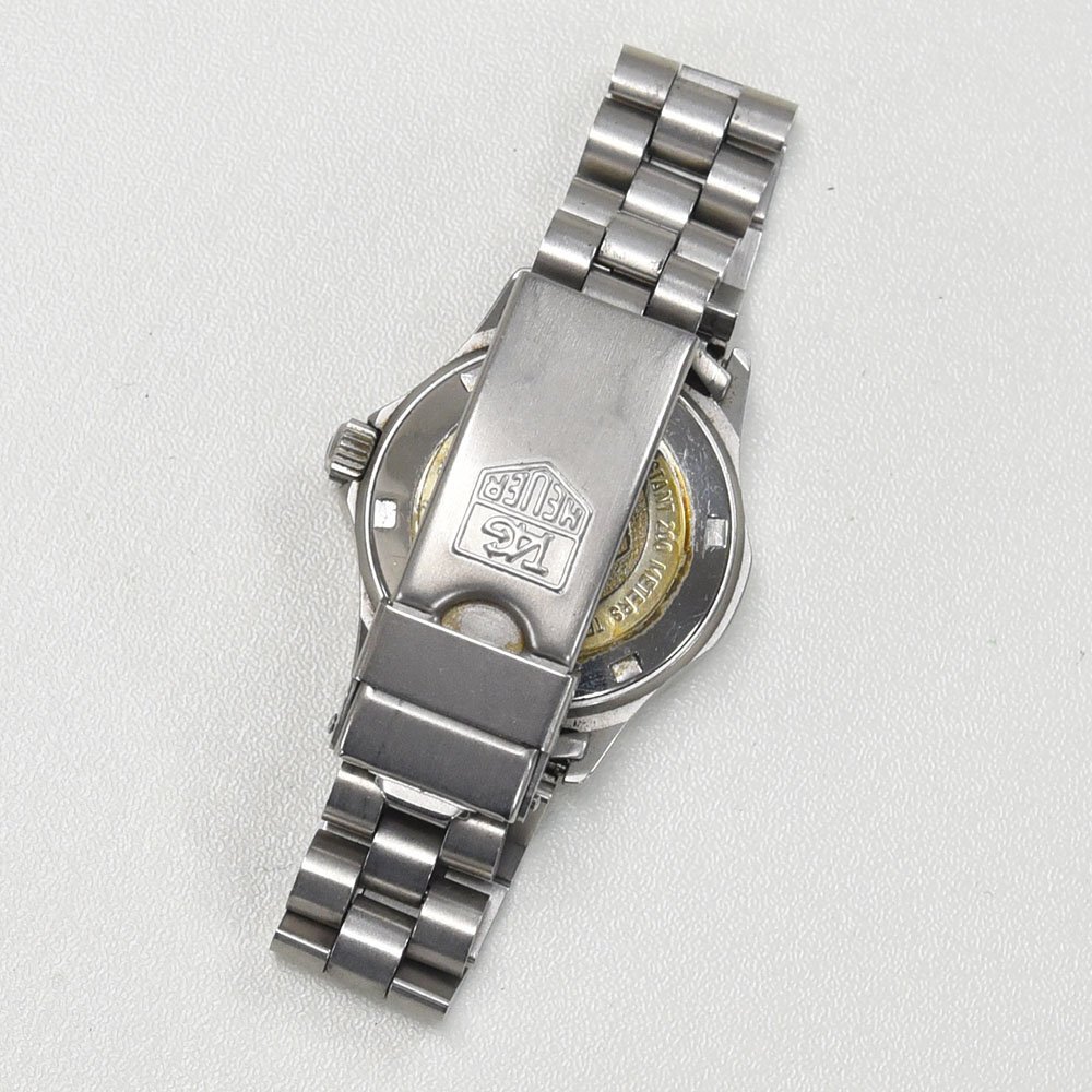 1円 可動(dòng)品 腕時(shí)計(jì) ホイヤー HEUER 973.013 クォーツ レディース ブラック 同梱不可