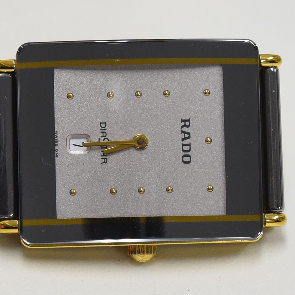 1円 可動品 腕時計 ラドー RADO ダイアスター 160.0281.3N