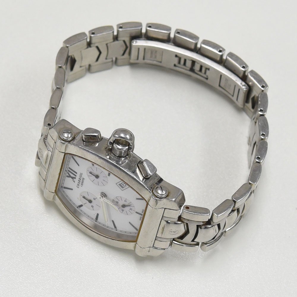 1円 可動品 腕時計 シャリオール CHARRIOL コロンブス 060T クォーツ メンズ 同梱不可