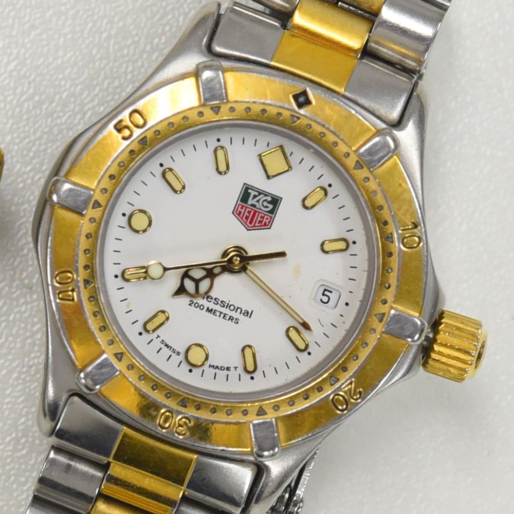 1円 可動品 腕時計 3本 タグホイヤー クォーツ メンズ レディース まとめて 同梱不可