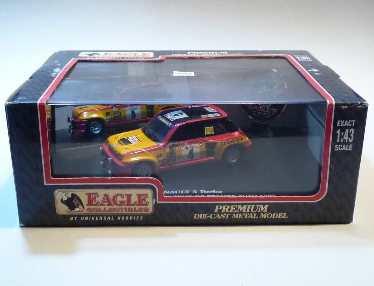 42167 EAGLE/イーグル 京商 ユニバーサルホビー RENAULT 5 TURBO ルノー サンク ターボ '80 ツール ド フランス 4號車 ケース付き