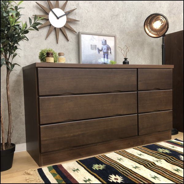 チェスト タンス ハイチェスト 箪笥 国産 日本製 完成品 木製 天然木 桐 収納 たんす おしゃれ 送料無料(一部除)新品未使用 122LB12_画像1