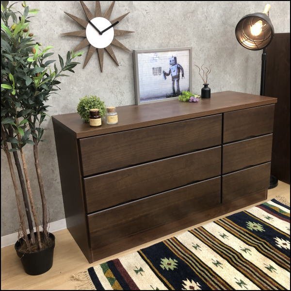 チェスト タンス ハイチェスト 箪笥 国産 日本製 完成品 木製 天然木 桐 収納 たんす おしゃれ 送料無料(一部除)新品未使用 122LB12_画像2