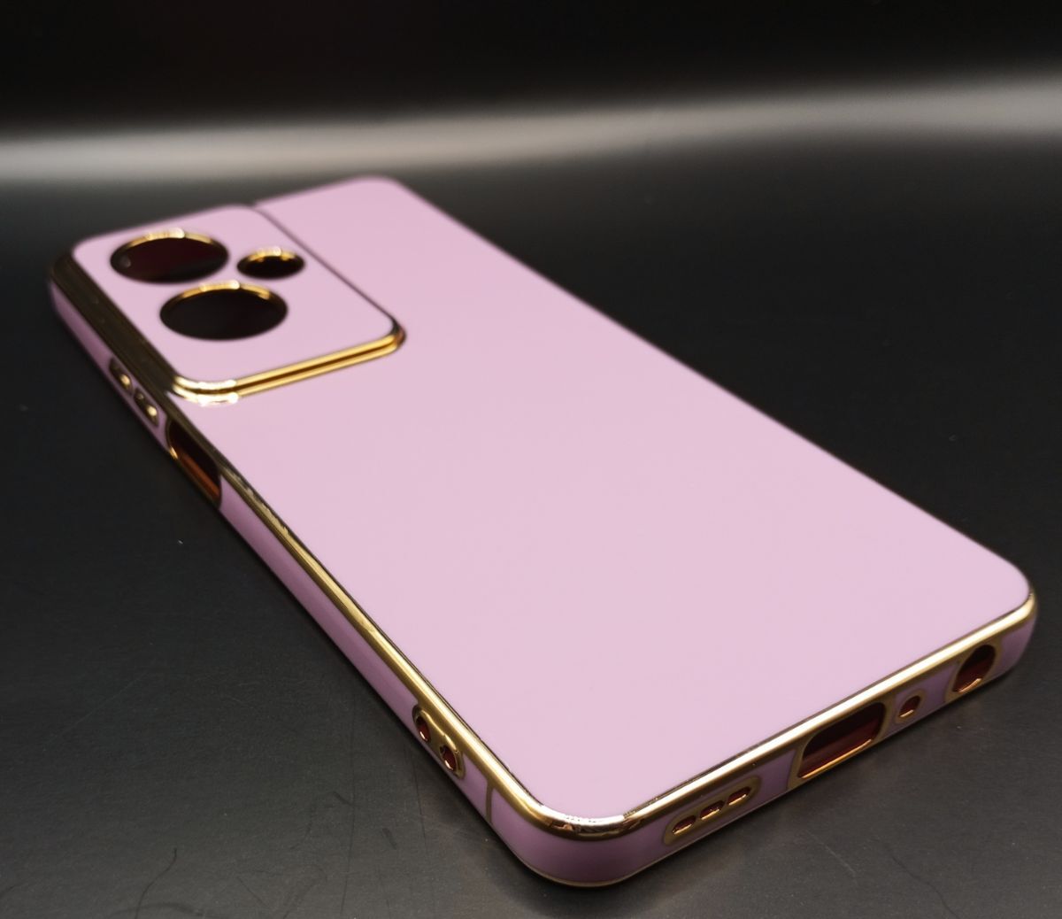 OPPO A79 5G パステルカラー スマホケース パープル(ゆうパケ)