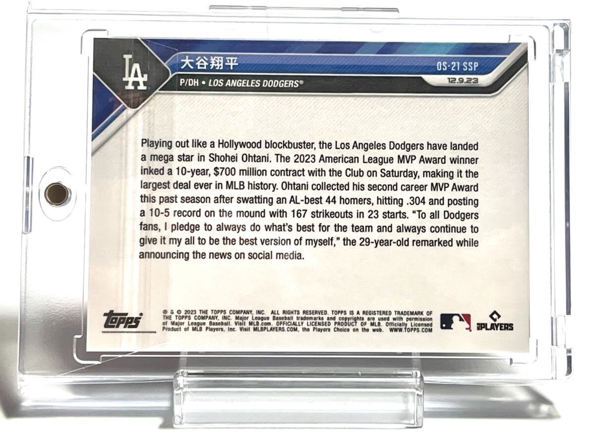 漢字SSP】Topps now 2024 大谷翔平 ホイル 漢字 SSP MLB