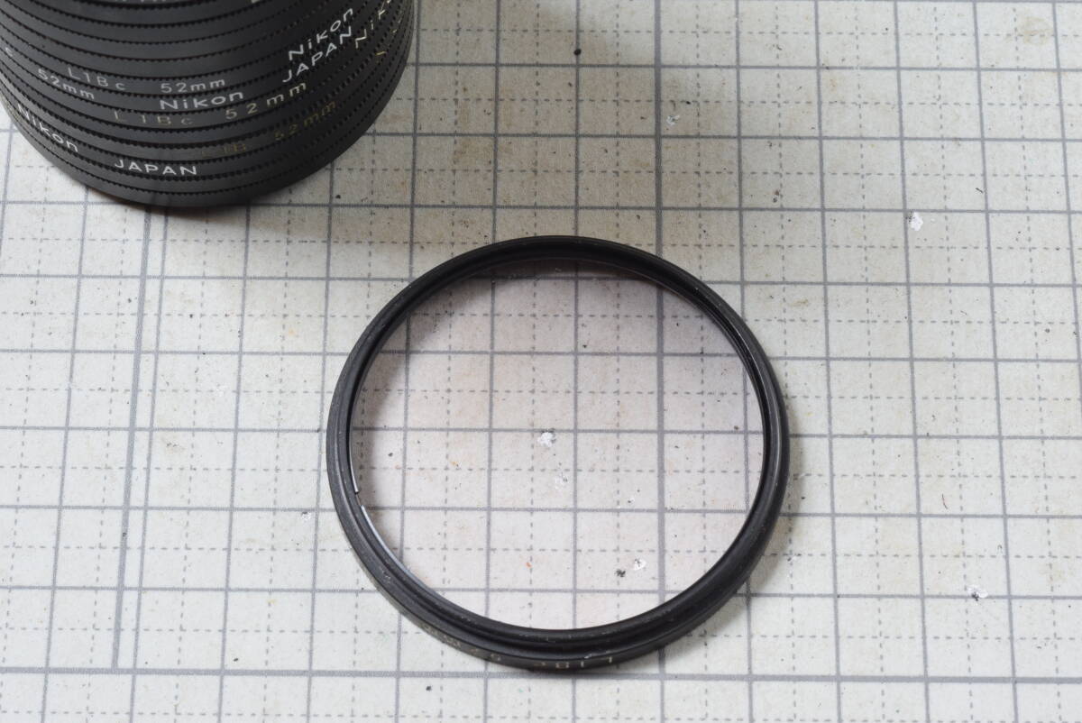 ＃A1584　　NIKON　純正 ５２ｍｍ フィルター（中古品）　L1Bc