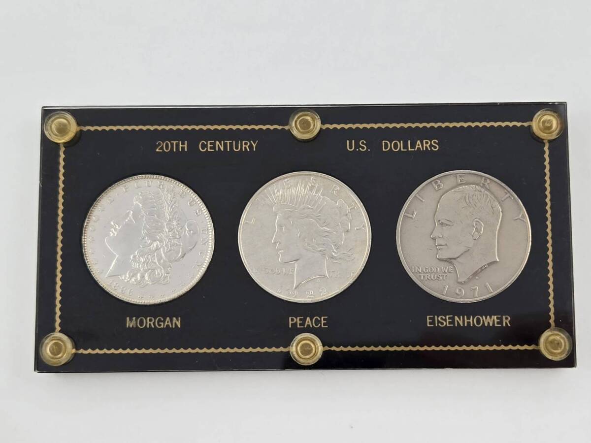 外国硬貨 貨幣セット アメリカ 1ドル銀貨 3枚セット 1988 1922 外国硬貨 貨幣セット アメリカ 1ドル銀貨 3枚セット 1988 1922