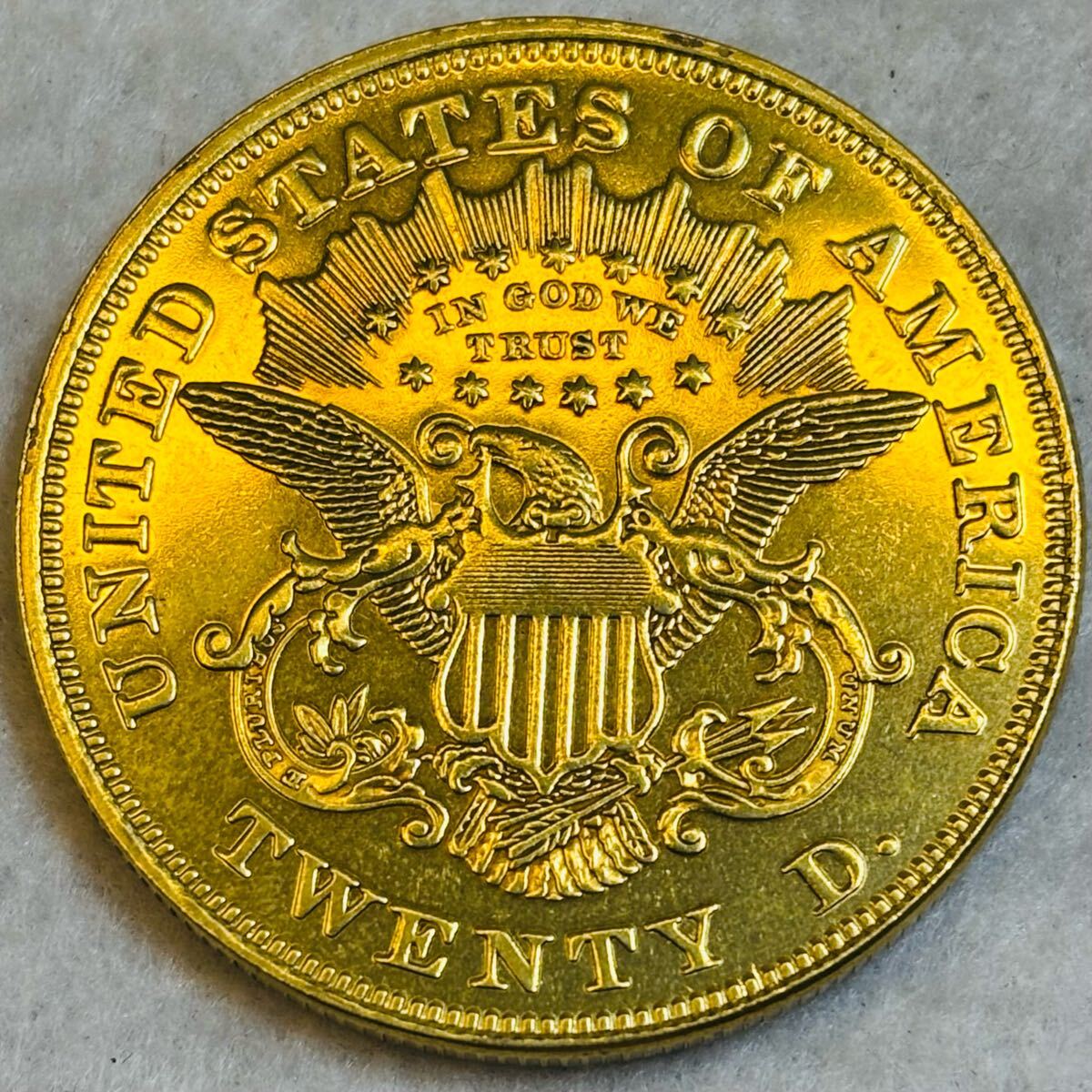 コイン 古銭 記念硬貨 金貨 アメリカ 1872年 自由の女神
