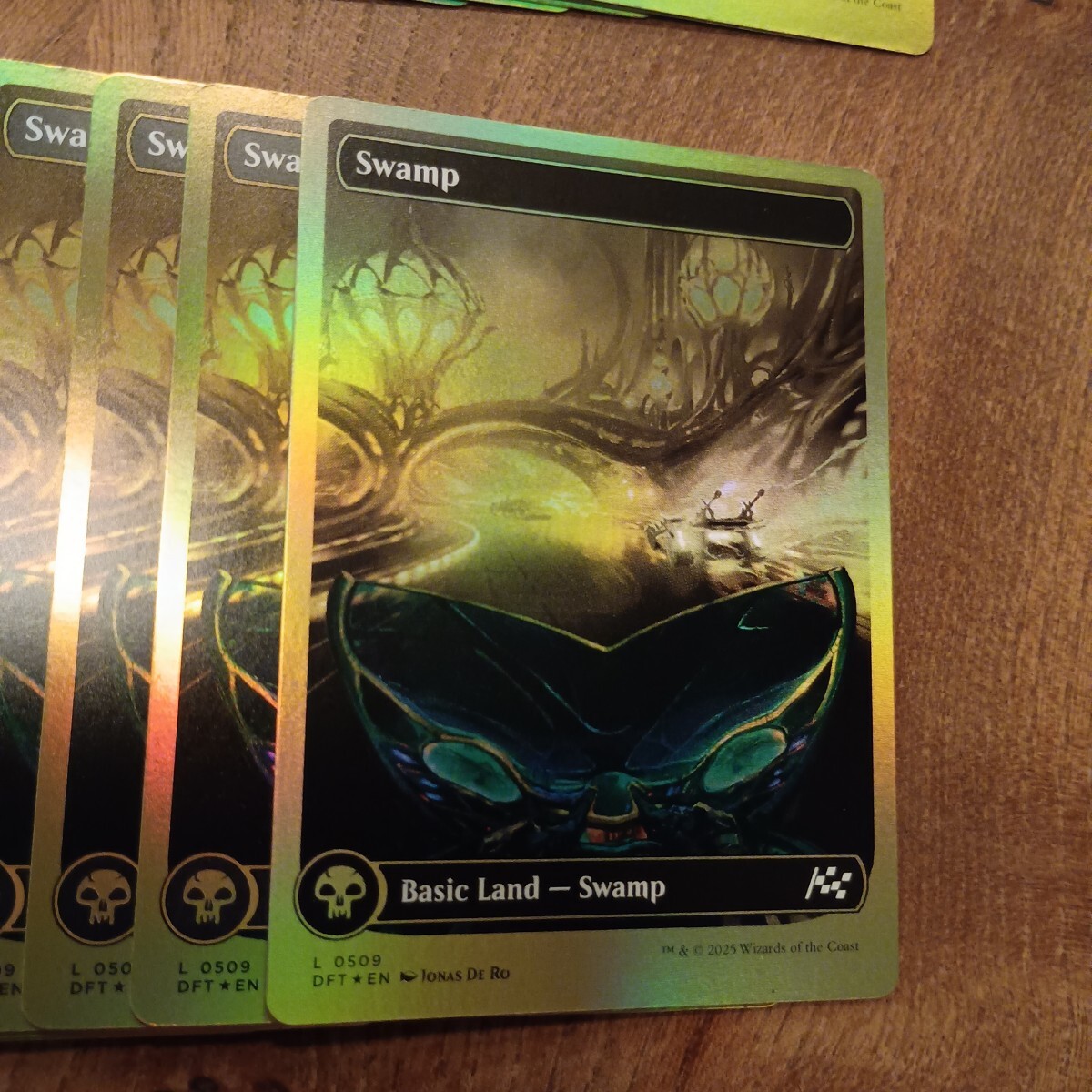 基本土地　沼　24枚　foil ファーストプレイス_画像2