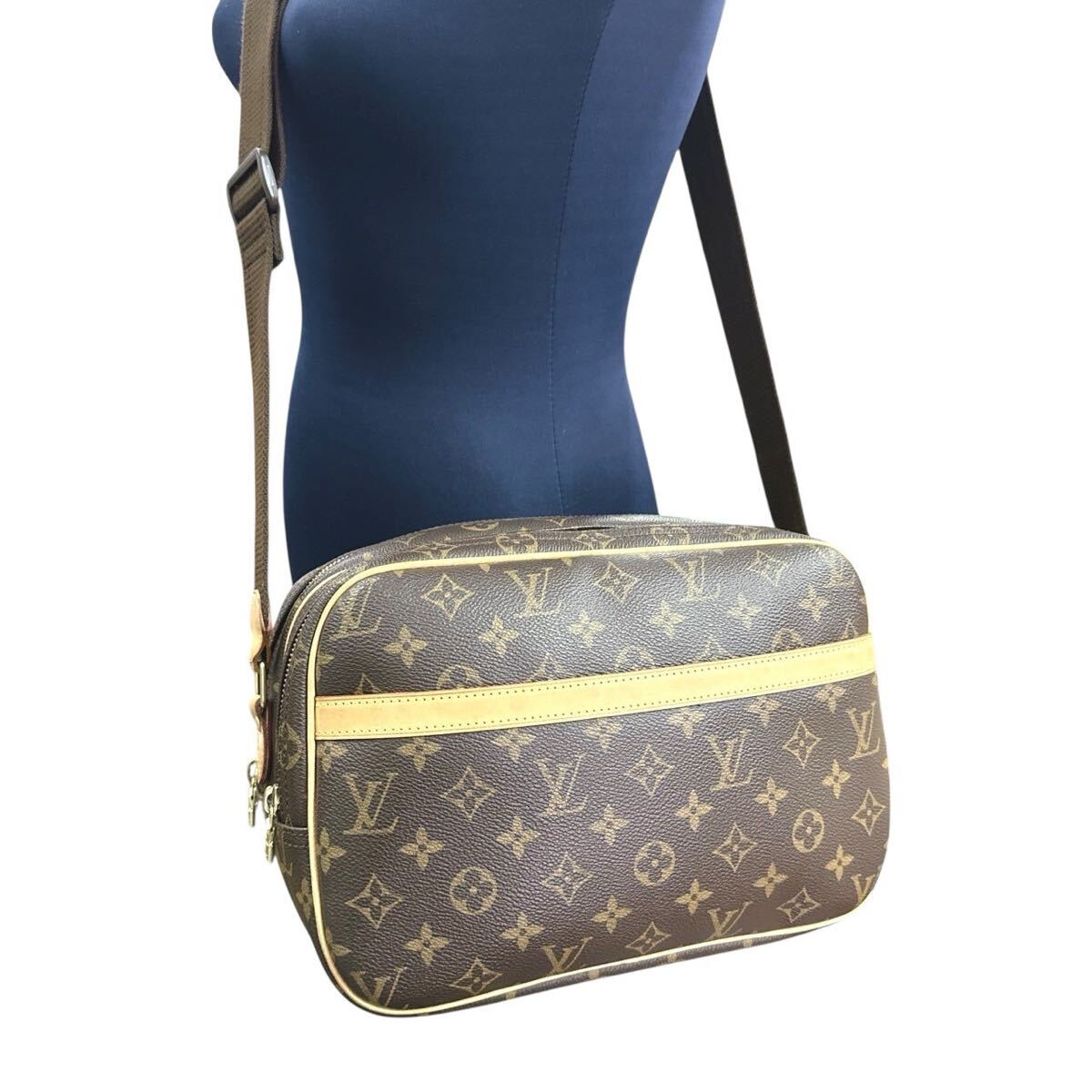1円～ 最落なし ルイヴィトン モノグラム リポーターPM M45254 バッグ ショルダーバッグ ユニセックス☆0345