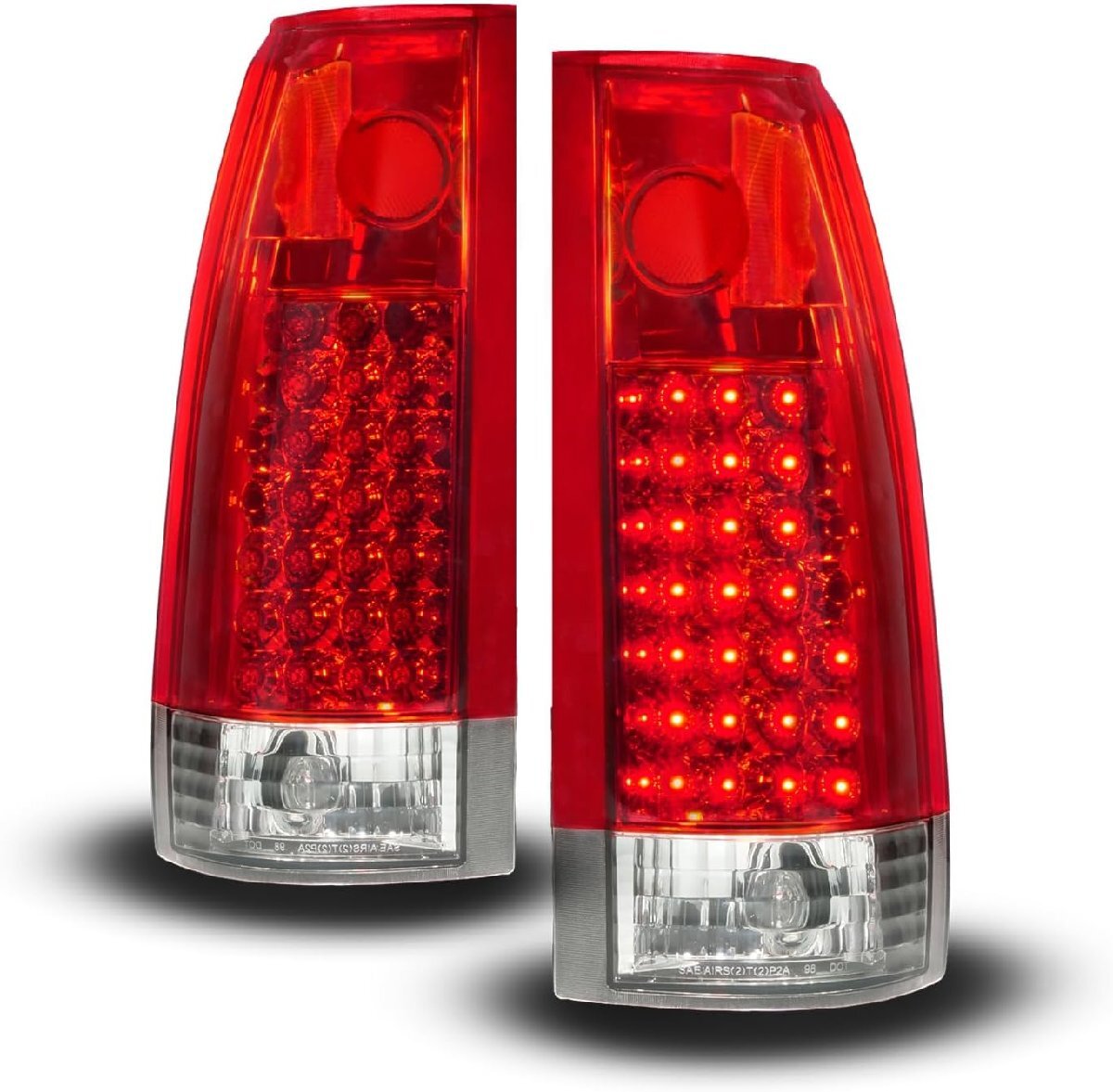【レッド/G2】88-99y サバーバン ユーコン タホ C/K C-1500 K-1500 シエラ エスカレード ユーコンデナリ LED テール ライト C1500 K1500