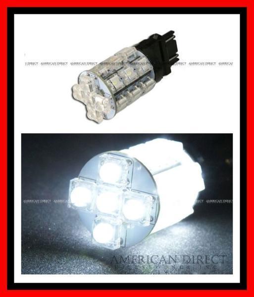 【アメ車/ホワイト】汎用 3156 3157 20FLUX LED バルブ ハマー H2 H3 サバーバン アストロ C/K ユーコン エクスプローラー ダッジ PT JEEP