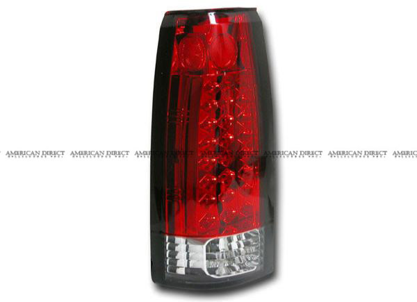【レッド/クリア/G3】88-00y C/K タホ サバーバン ユーコン デナリ シエラ エスカレード C-1500 K-1500 LED テール ライト バック ランプ