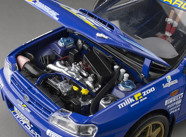 SUNSTAR 1/18 スバル インプレッサ 555 2023年ミシカルカーズラリー #15 アリスター・マクレー 完成品ダイキャストミニカー 5529 送料無料_画像5